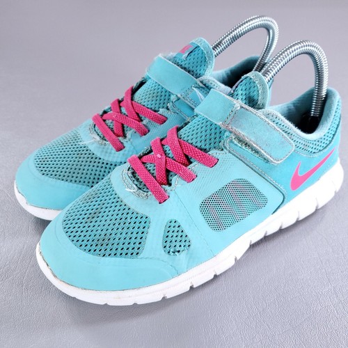 Scarpe da corsa Nike giovanili taglia 3Y maglia basse blu rosa sneakers sportive