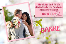 Euer Foto - Hochzeit Dankeskarten Danksagung Danksagungskarten Kirschblüte