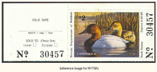 D2K Nevada Duck Stamp 1988 $2.00 w/#tab - Image 1 of 1