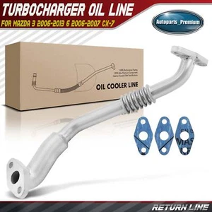 Turbocharger Oil Return Line for Mazda 3 2006-2013 6 2006-2007 CX-7 07-12 2.3L - Picture 1 of 8