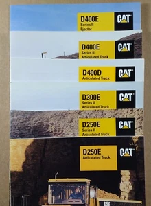 Caterpillar CAT Articulated Truck 6 BROCHURE LOT D250E D300E D400D D400E - Picture 1 of 7