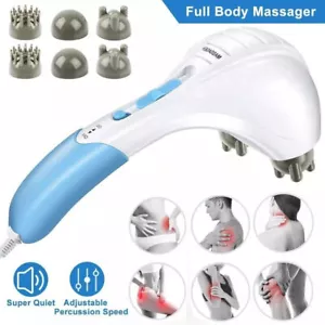 Handheld Full Body Electric Massager Deep Tissue Percussion Wand Back Neck - Picture 1 of 12