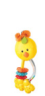 FISHER PRICE C1511 DUCK CHICK RATTLE TEETHER TOY LINK A DOOS CLUTCH PLASTIC 
