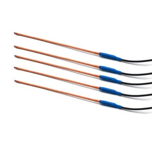 Juego de 5 piezas de pastilla piezoeléctrica tira suave debajo de la silla de montar para guitarra acústica preamplificador a bordo - Imagen 1 de 6