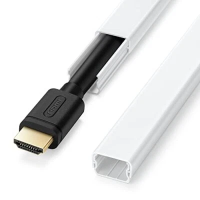 102 Inch One Cord Hider Paintable Cable Wire Covers Cable Raceway for Wall - Image 1 of 4