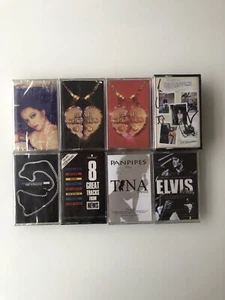 Diana Ross MCA Nashville Blossoms Tina Turner Elvis Presley x8 Cassettes New! - Picture 1 of 3