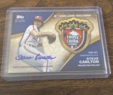 2023 Topps Series 2 - Steve Carlton Triple Crown Auto 07/25 - Phillies #CA-SC 