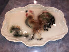 1959 LANE &amp; CO. VAN NUYS CALIFORNIA POTTERY PLATTER ROOSTER 18&quot;