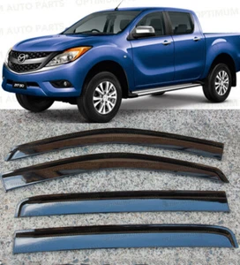 Injection weather shield Window Visors weathershields Mazda BT-50 BT50 2012-2019 - Picture 1 of 6