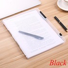 Plastic Paper Organizer Transparent Storage Document Case A4 File Folder