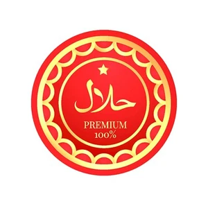 HALAL VINYL SHOP SIGNS/SYMBOLS/STICKERS FOR BUTCHERS/CAFE/TAKEAWAY - Picture 1 of 2