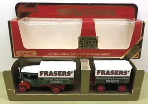 MODELS OF YESTERYEAR Y27 1922 FODEN C TYPE STEAM WAGON & TRAILER 1:72 MIB 001 - Picture 1 of 12