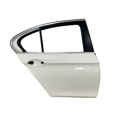 Carcasa de puerta trasera derecha 11-16 BMW 528i 535i 550i derecha OEM blanca Foto 1 de 4