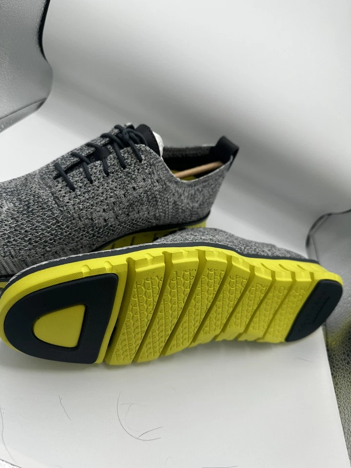 NWB Cole Haan Zerogrand Blue Knit Stitchlite Wingtip Size 11