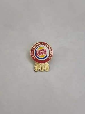 Burger King Latin America Caribbean 500 Award Lapel Pin - Image 1 of 4