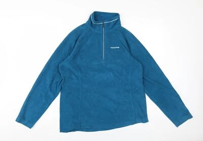 Craghoppers Blue Henley Sweatshirt Unisex Adult 12 Active - Image 1 of 4