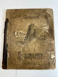 Antike Monteith umfassende Geographie 1872 Kartenzeichnung und Reliefkarten - Bild 1 von 17