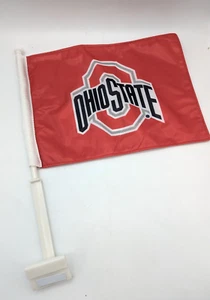 OSU - Ohio State Buckeyes - Car Flag Large 11" x 14" Heavy Duty - Bild 1 von 2