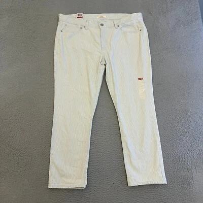 Pantalones Levis Mujer Talla 33 Novio Azul Rayas *LEER Foto 1 de 4