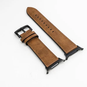 Correa de repuesto de pulsera de cuero sin huecos para reloj Samsung Galaxy Ultra - Imagen 1 de 33