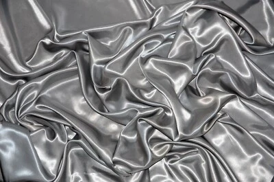 Tela satinada Charmeuse | Satén suave sedoso | 60" de ancho | Yardas continuas | Foto 1 de 4