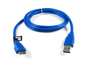 Cavo di sincronizzazione dati USB 3.0 per backup wireless Seagate più sottile; HDD Buffalo 6 piedi - Foto 1 di 2
