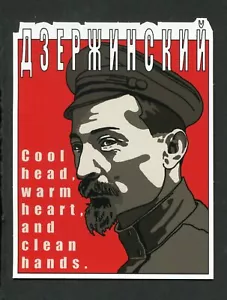 Adesivo sovietico Felix Dzerzhinsky GRU Cheka NKVD KGB 3,5 x 4,5 comunista - Foto 1 di 1