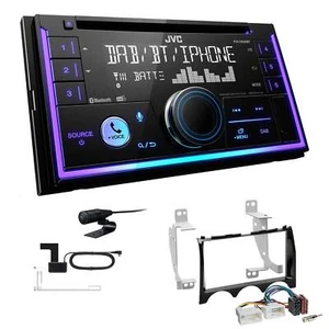 JVC KW-DB95BT Autoradio Bluetooth DAB+ für Hyundai Genesis ab 2012 piano black - Bild 1 von 6