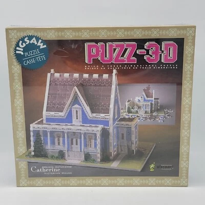 Puzzle 3D Catherine Victoriano Casa Construcción Milton Bradley 266 Piezas NUEVO Foto 1 de 4
