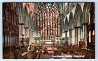 CARLISLE Cathedral interior window Cumbria ENGLAND UK Postcard