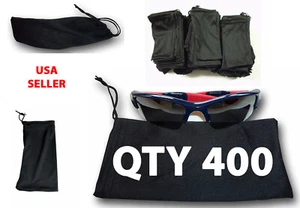 400 Universal Sunglasses Case Black Pouch Storage Bag Glasses Microfiber Sleeve - Picture 1 of 7