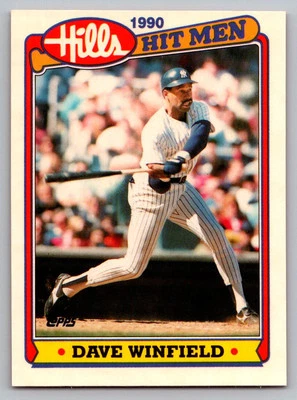 1990 Topps Hills Hit Men #17 Dave Winfield - Image 1 of 2