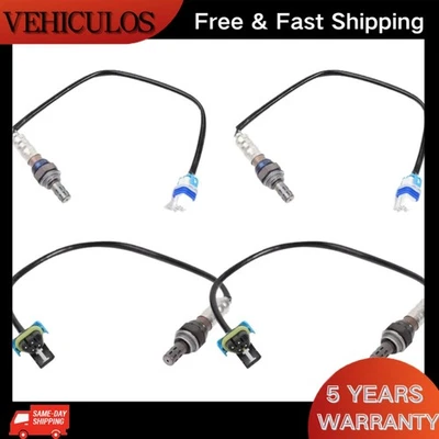 Sensor de oxígeno 4 piezas para Chevy Silverado 2003-2007 GMC Sierra 2500HD 6,0 L 234-4256 Foto 1 de 4