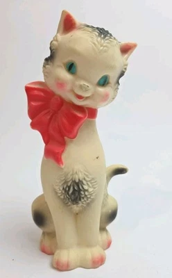 Vintage The Sun Rubber Co Cat Squeaky Rubber Toy MCM - Image 1 of 4