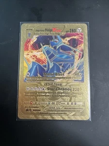 Origin Forme Dialga VSTAR Gold Foil Fan Art Display Card 280PS - Bild 1 von 1