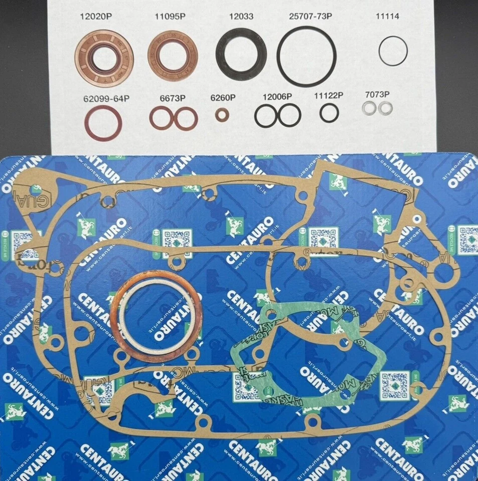AERMACCHI HARLEY новый итальянский прокладка и печать комплект для 1975 1976 1978 SXT125 SS125 - Изображение 1 из 1