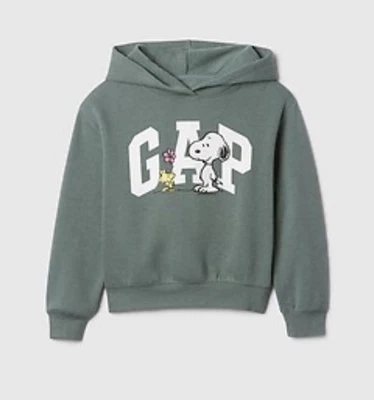 GAP Kids Relaxed Hoodie Snoopy Woodstock Boys Girls Sz 8 Sweatshirt Sweater M - Image 1 of 4