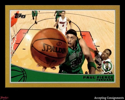 2009-10 Topps Oro #12 Paul Pierce Celtics 1190/2009 Foto 1 de 2