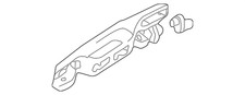 2004 - 2011 OEM Mitsubishi Endeavor LF Door Handle Factory Part MR987491