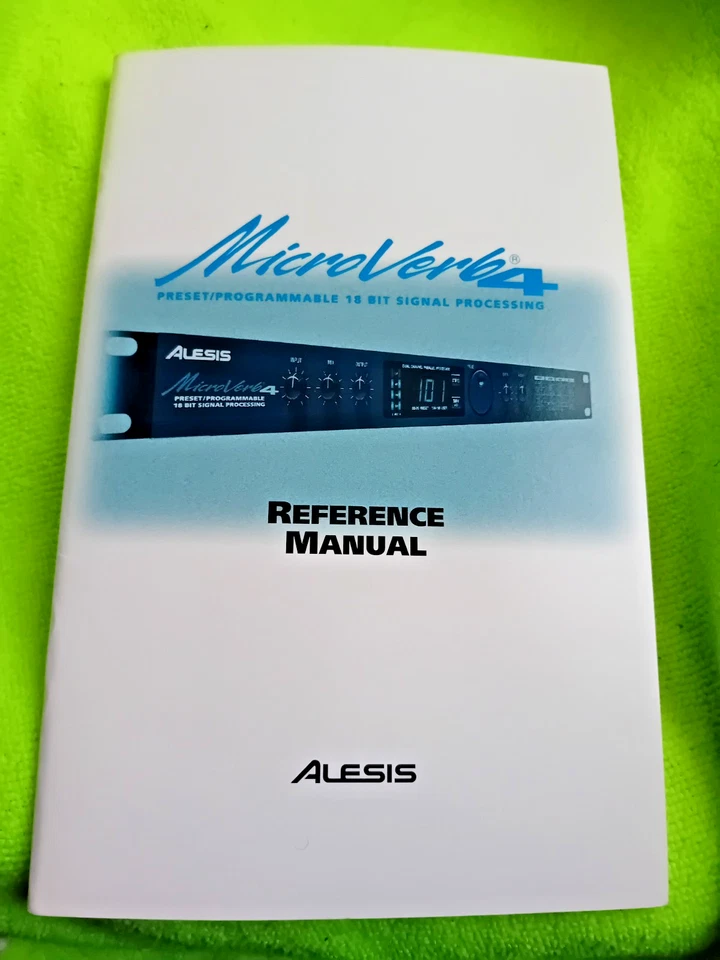Alesis Microverb 4 User Manual - Image 1 of 4