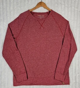 Copper + Oak Endurance Red Cotton/Polyester Blend Long Sleeve Shirt Size XL - Picture 1 of 5