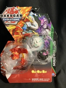 Bakugan Evolutions Starter Pack Paquete de 3 Sairus Ultra - Imagen 1 de 5
