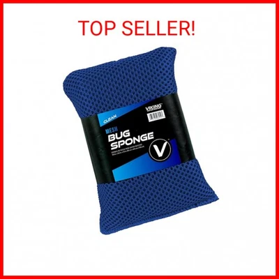 VIKING Mesh Bug Sponge, Car Wash Sponge for Cleaning Bugs and Tar, Colors Vary,  Foto 1 de 2