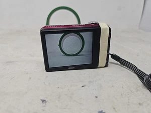 Nikon Coolpix L28 20.1 Megapixel Digital Compact Camera Red Tested Used Read - Picture 1 of 13