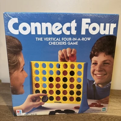 1998 Connect Four Vertical Checkers Game Milton Bradley Vintage Factory Sealed - Image 1 of 4