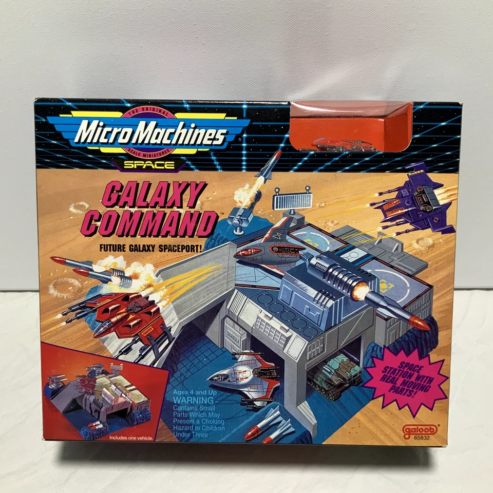 Micro Máquinas De Colección Space Galaxy Command Future Galaxy Spaceport! Raro 1993 Foto 1 de 4