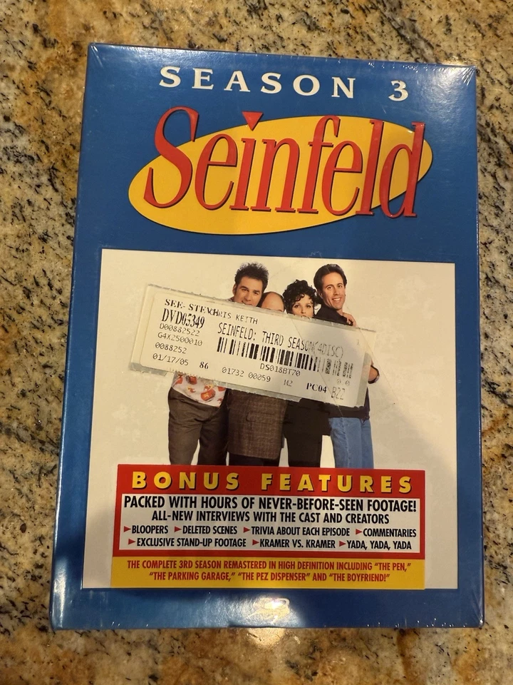SEINFELD - The Complete Third 3 Three Season DVD NEW/SEALED - Image 1 of 1