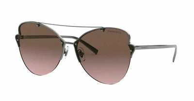 Gafas de sol Tiffany & Co. Paper Flowers TF3063 60039T 64 rutenio/violeta sombreadas Foto 1 de 4