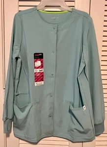 SCRUBSTAR "TRANQUIL SAGE" WARM-UP JACKET-S ***BRAND NEW WITH TAGS*** - Picture 1 of 2