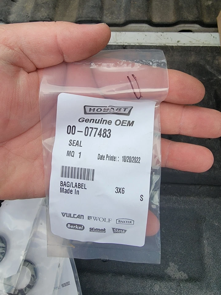 Sello Hobart 00-077483 - Envío gratuito + Geniune OEM Foto 1 de 1